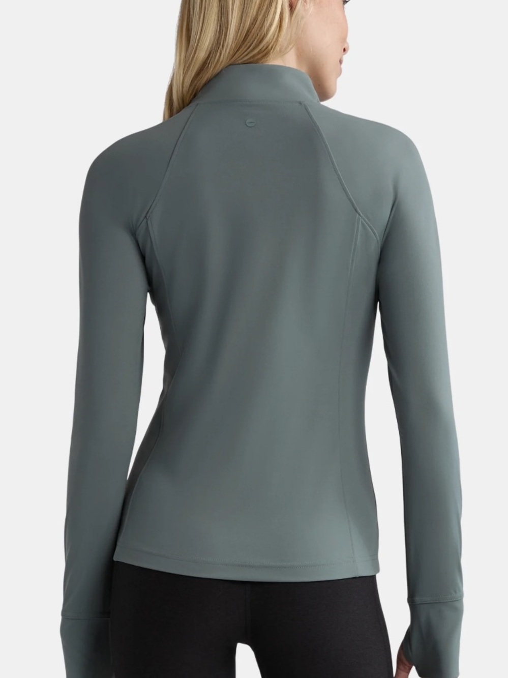 NWT Avia grey SoftSculpt full-zip althletic fitted jacket. XS.
